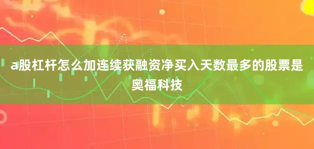 a股杠杆怎么加连续获融资净买入天数最多的股票是奥福科技
